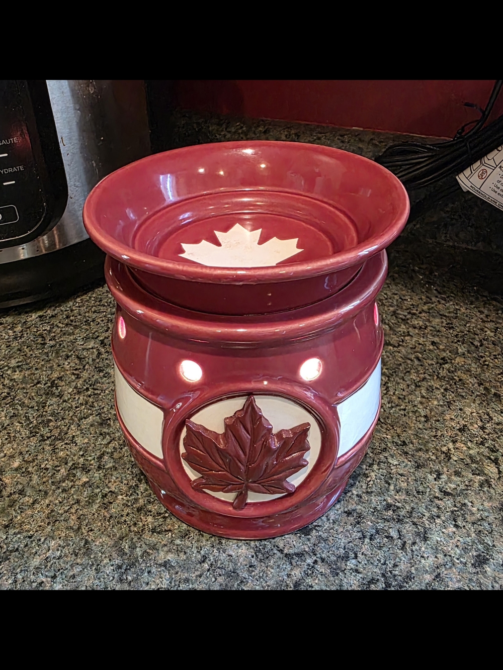 Scentsy "O' CANADA" Maple Leaf Wax Warmer